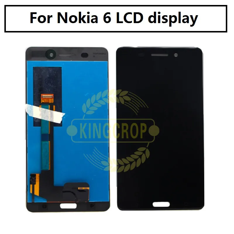 Для Nokia 6 TA-1021 1 TA-1043 TA-1045 TA-1050 TA-1054 TA-1068 ЖК-дисплей сенсорный экран стеклянная панель