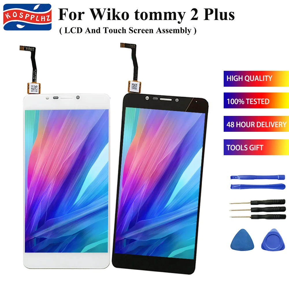 ЖК-дисплей 5 45 дюйма для wiko tommy 2 plus детали замены tommy2 Plus + лента инструментов |