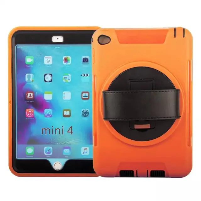Для Apple Ipad Mini 4 360 Вращающийся прочный ударопрочный чехол HD защита для экрана