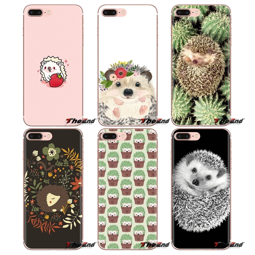 Милый чехол-сумка из ТПУ с рисунком ежика для Huawei G7 G8 P7 P8 P9 P10 P20 P30 Lite Mini Pro P Smart Plus 2017