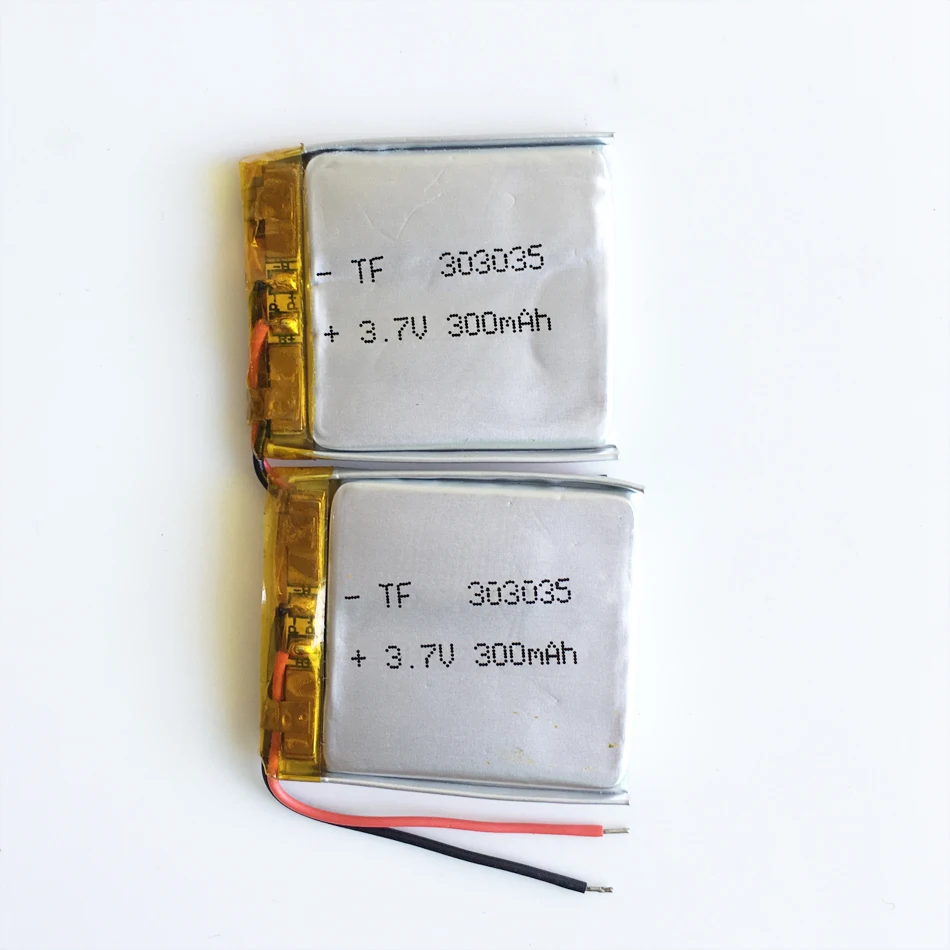 5 шт. 3 7 В 300 мАч 303035 литий полимерная LiPo аккумуляторная батарея для Mp3 DIY PAD DVD