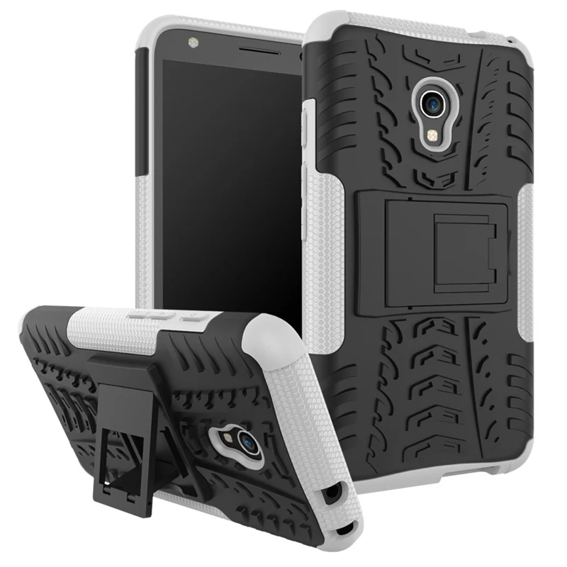 Чехол ZIHFON для Alcatel Pixi 4 (5) из силикона и прочного пластика с подставкой для One Touch 4G/OT5045X/5045D 5,0 дюйма.