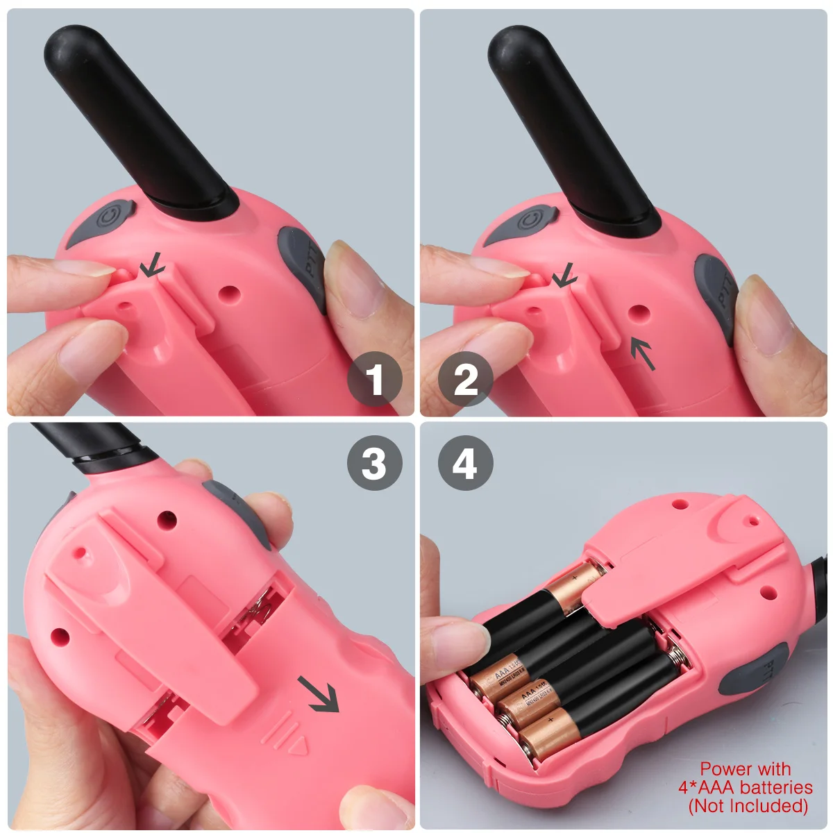 2 шт. CR388A дети Walkie Talkies Интерком 8 каналов PMR446 МГц двухстороннее радио 3300 метров