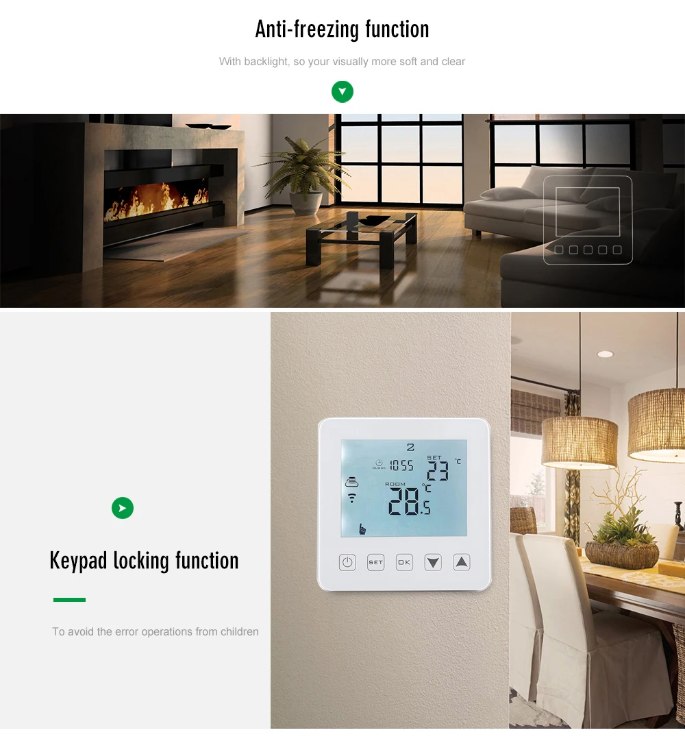 Smart Wifi Thermostat Electric Floor Heating for Warm Units Programmable Temperature Controller | Обустройство дома