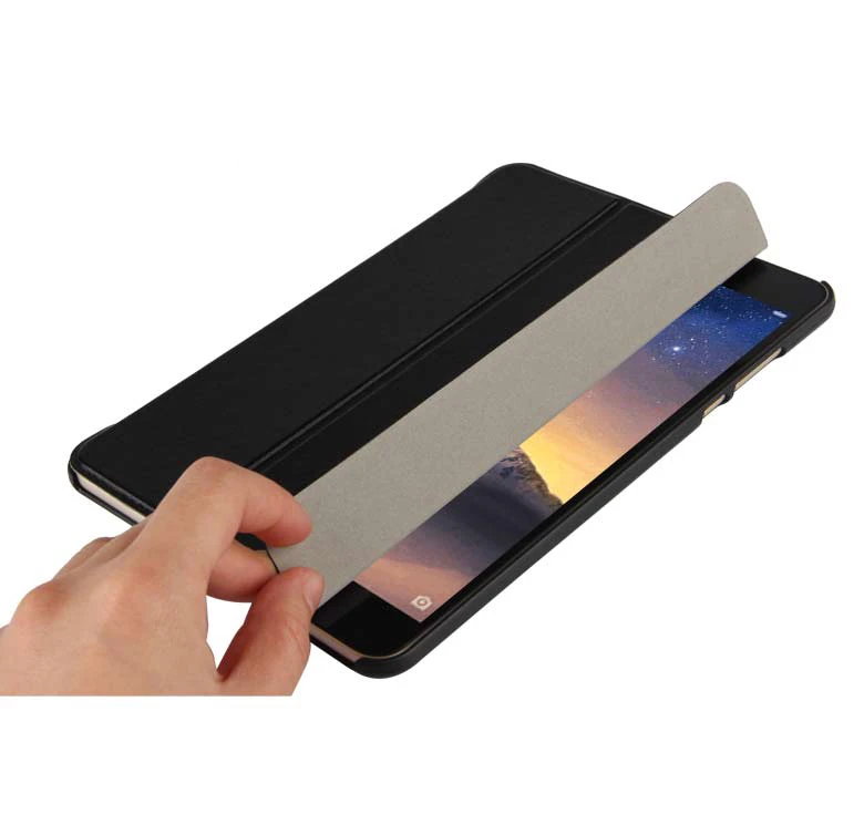 Для Xiaomi mi pad 3 2 Чехол крышка 7 9 дюймов флип Роскошный кожаный держатель сна серый