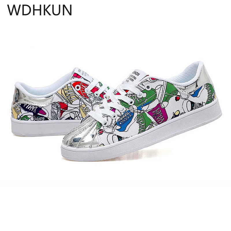 WDHKUN/женские кроссовки коллекция 2019 года летняя женская повседневная обувь