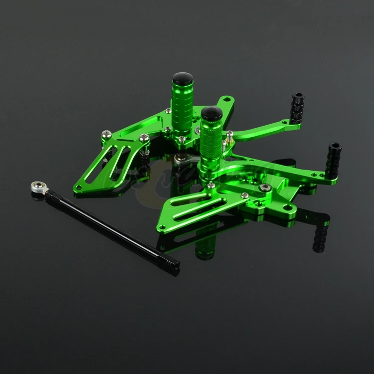 Регулируемые подножки для мотоцикла с ЧПУ KAWASAKI ZX10R 2006-2010 06 07 08 09 10 | Автомобили и