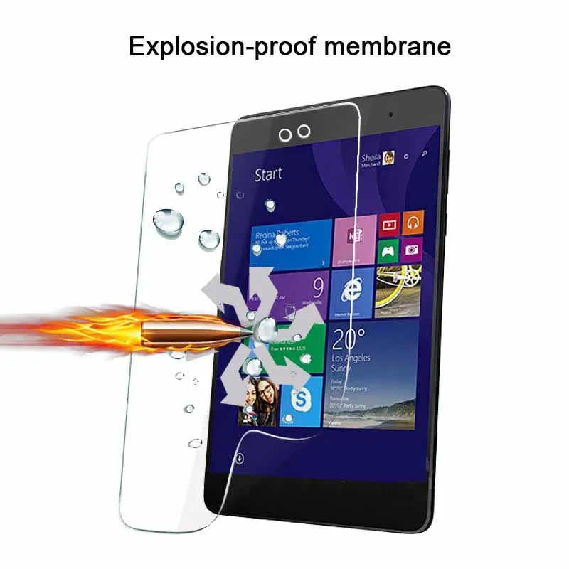 Для Asus T90 Чи 8 9 &quotTAB противовзрывная эластичная нанопленка Premium Противоударная