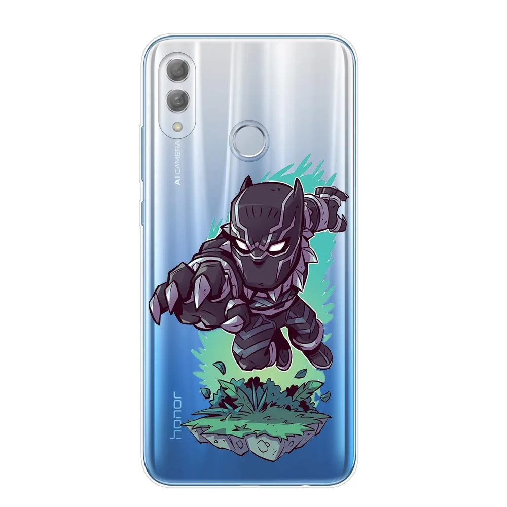 T6612 Роскошный чехол для телефона с героями Marvel и Мстителями, чехол для huawei Honor 9 10 20 Lite Pro 10i 8X 8C 6X 7X, мягкий ТПУ чехол-накладка s Etui - Цвет: T6612