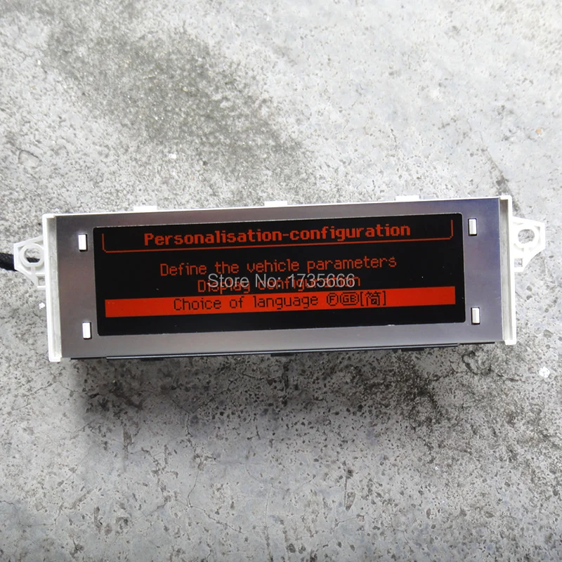 10 шт. 12 pin для peugeot 307 407 408 citroen C4/C5 автомобильный красный экран Поддержка USB и Bluetooth дисплей красный монитор