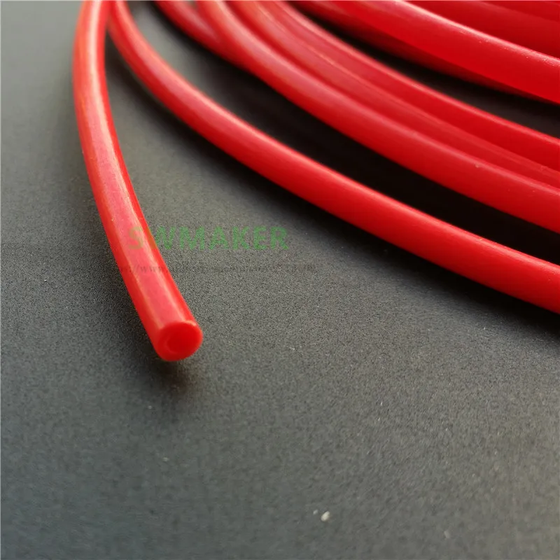 Красно-черная трубка из ПТФЭ запчасти для 3D-принтера RepRap Rostock J-head Hotend Bowden