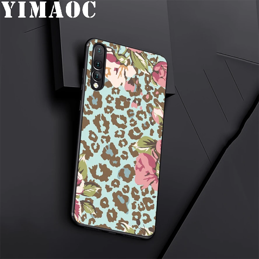 YIMAOC Tiger Leopard Print Soft Silicone Case For Huawei Honor Mate 10 P20 P10 P9 P8 P Smart Y6 6A 7A 7X 7C Lite Pro 2017 2018 |