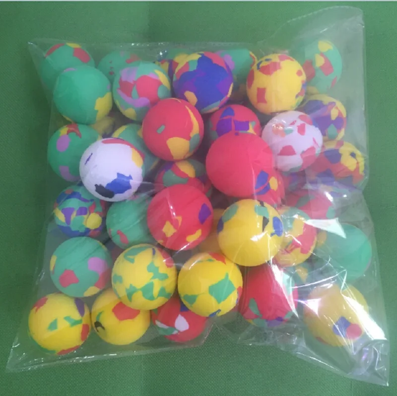 4cm mixed color 4 см цветной пенопластовый шар 50 шт/партия пенопластовый твердый шарик эва пены - Цвет: 4cm mixed color