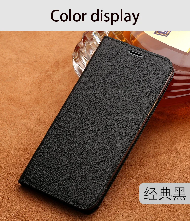 Роскошный флип-чехол для телефона чехол для Xiaomi mi 5 6 8 A1 A2 Max 2 3 чехол с текстурой личи на присоске для Red mi Note 4 4X 4A 5 5A Plus