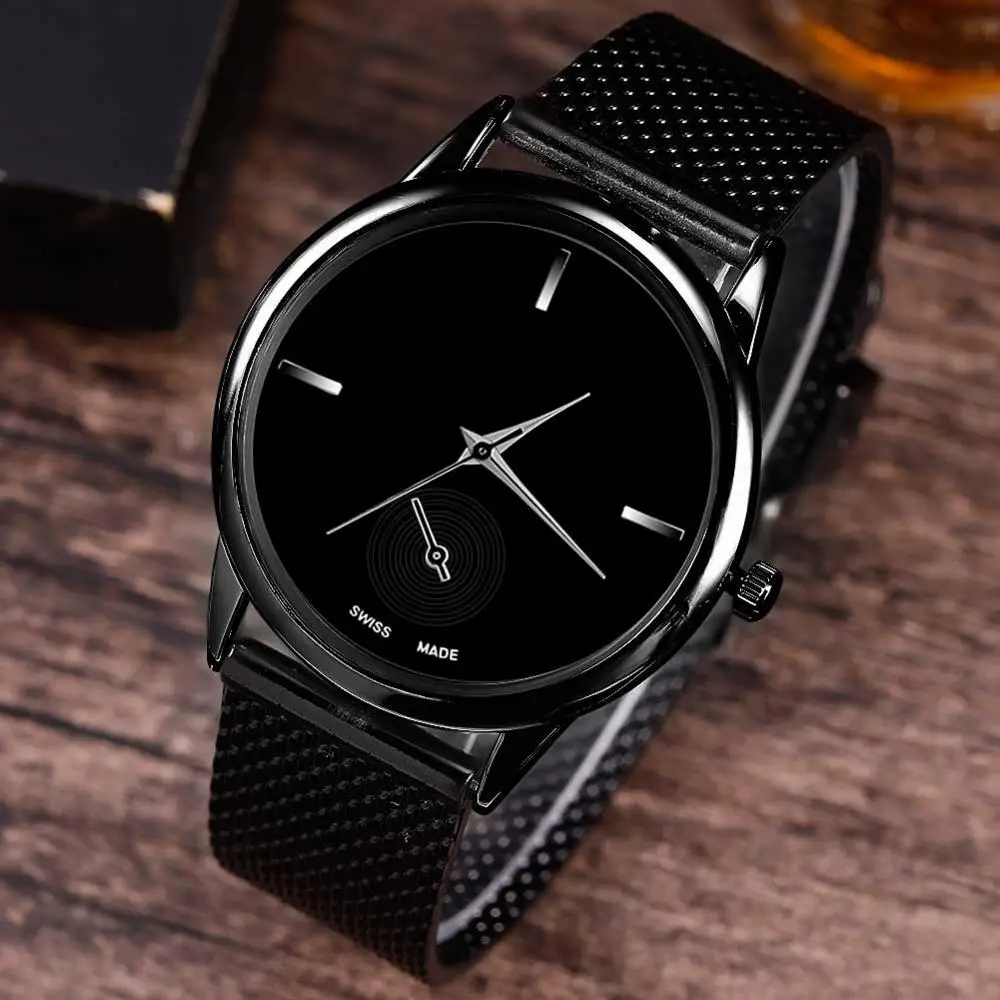 Relogio Feminino женские роскошные часы Розовый Золотой металлический сетчатый ремешок