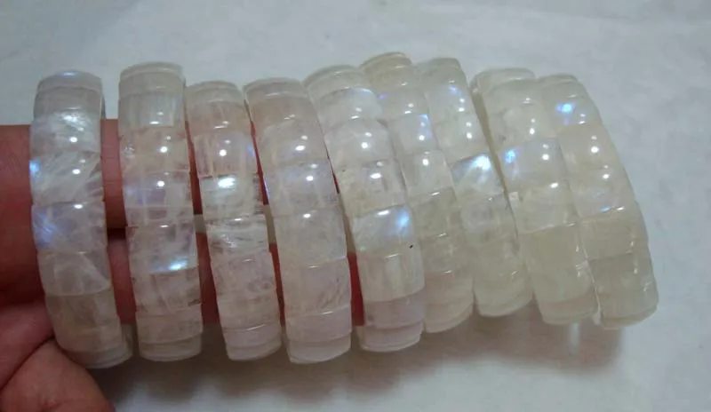 Бесплатная доставка натуральный лунный камень прямоугольник 8*12 мм бусины