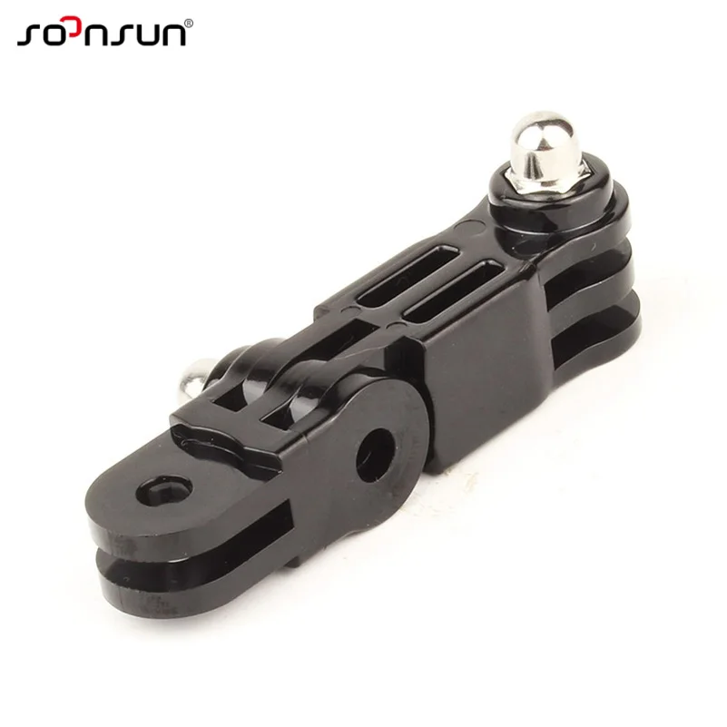 Изогнутый клейкий боковой адаптер SOONSUN для шлема GoPro Hero 7 6 5 4 SJCAM Xiaomi Yi аксессуары|for