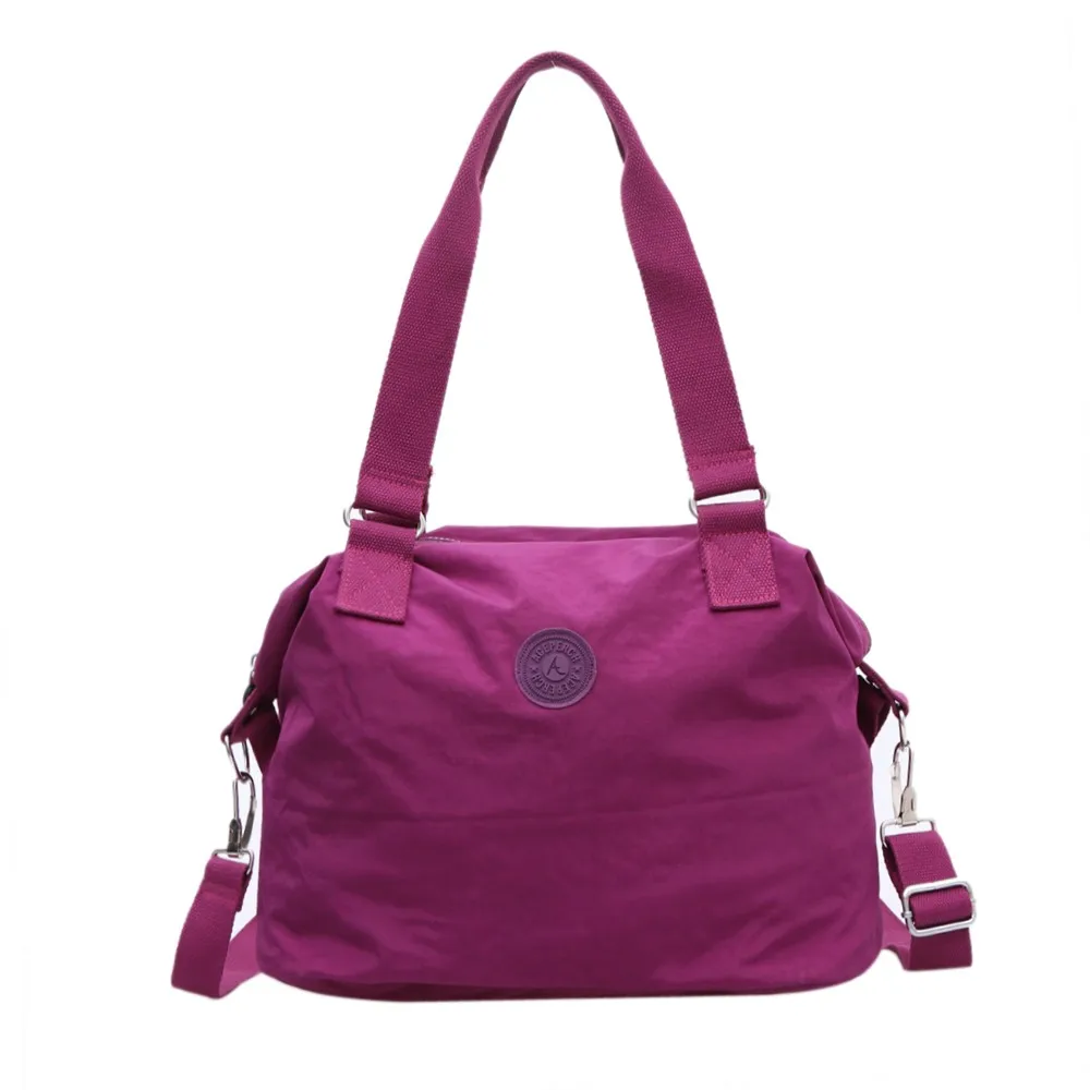 ACEPERCH, женские сумки с обезьяной, женские, Bolsas Feminia, нейлоновые, на плечо, для путешествий, пляжная сумка, Bolsos Mujer, с верхней ручкой, повседневная сумка-тоут, женская сумка - Цвет: Purple