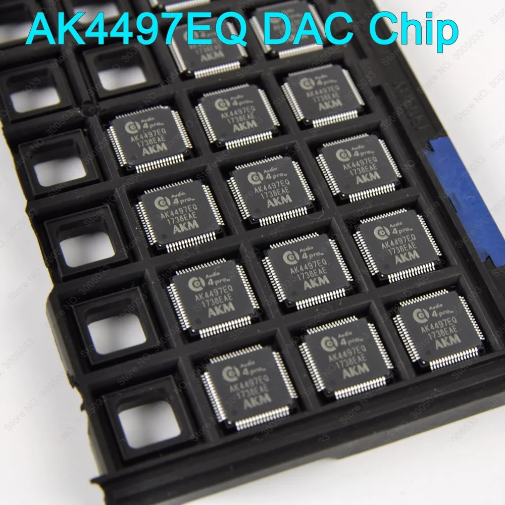 AKM AK4497 AK4497EQ чип DAC преобразователь D/A 32 бит 768K Премиум DSD для Hi End DAC|Усилители