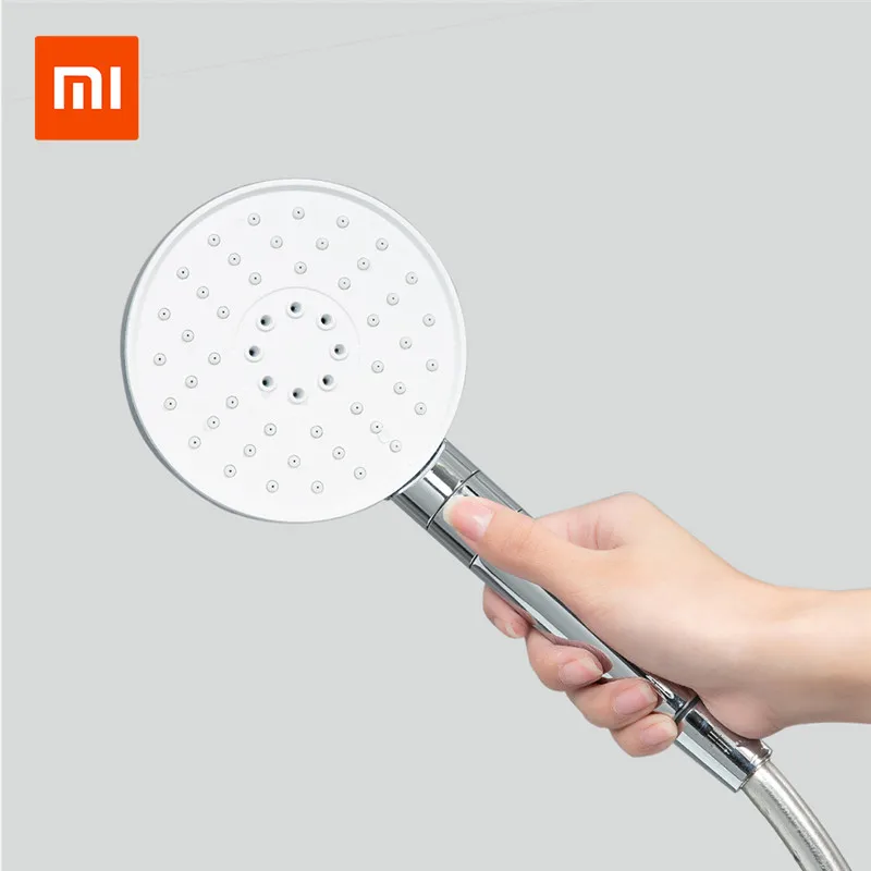 Xiaomi Mijia Diiib 3 режима ручной Насадки для душа комплект 360 градусов 120 мм 53 отверстие для воды с ПВХ 1,6 М шланг мощный массажный Душ