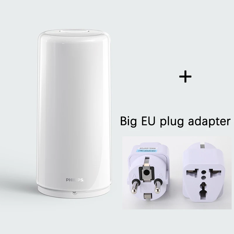add EU adapter Крепление для спортивной камеры Xiao mi Цзя смарт-ночники, Wi-Fi, светодиодный затемнения RGBW Цвет умный светильник 1700 K-6500 K 100-240V 50/60Hz приложение mi дома Philips Zhirui - Цвет: add EU adapter
