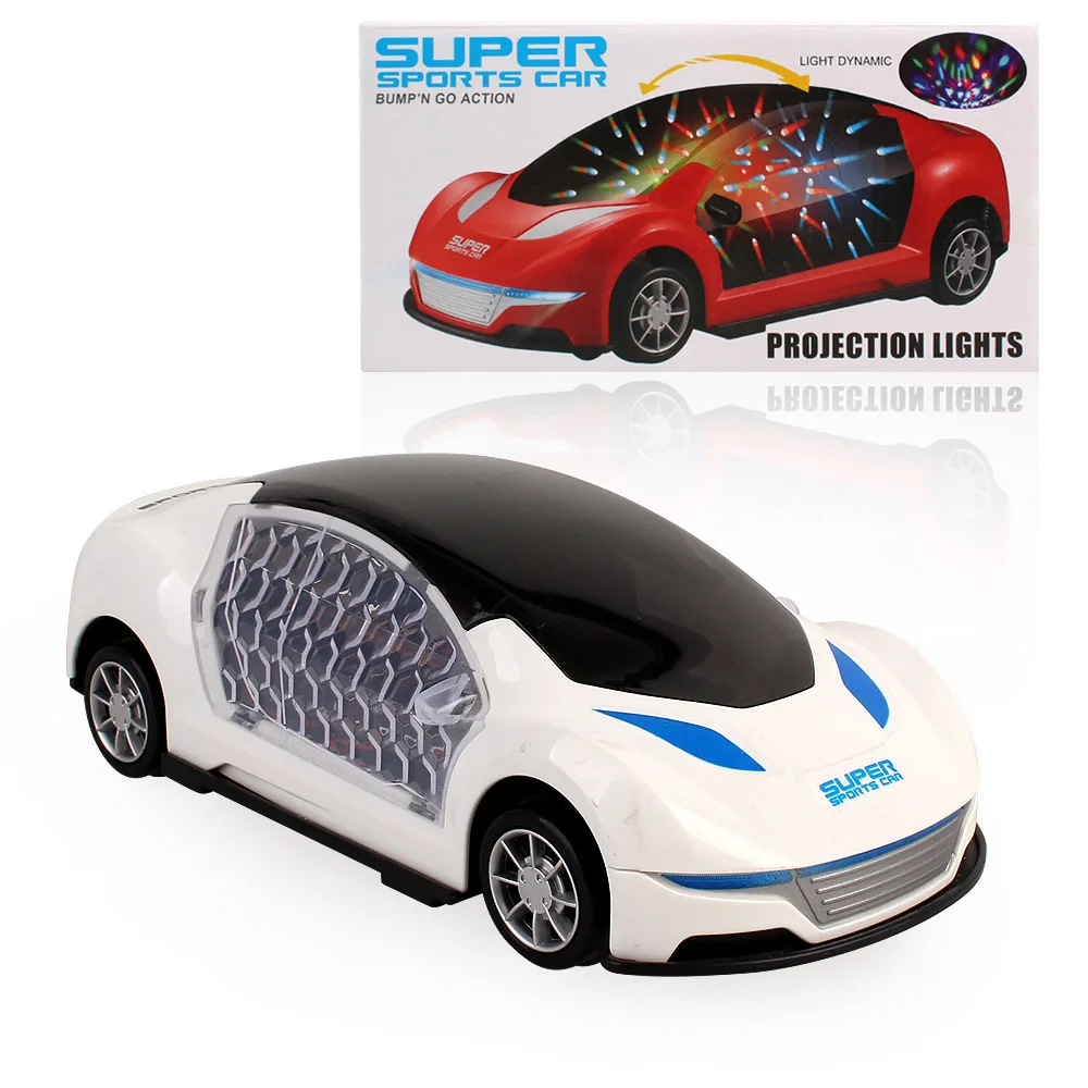 Новый продукт продажи Музыка Свет автомобиля детей 3D Прохладный с колесиком