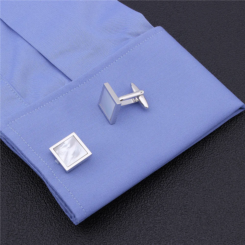 HAWSON перламутровые запонки для мужчин модные квадратные Предназначены