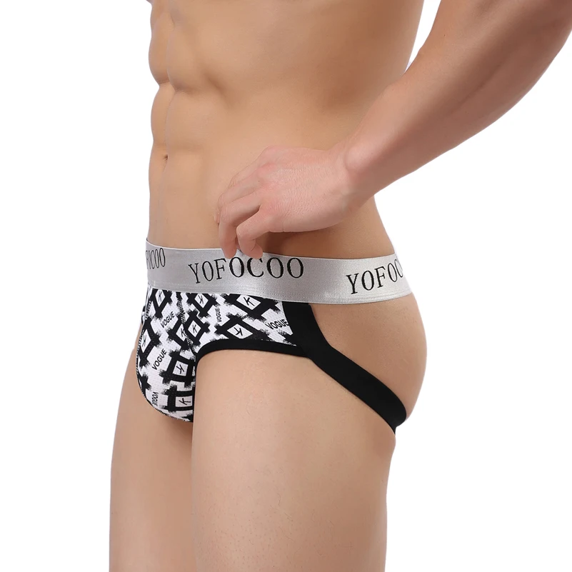 2QIMU сексуальный мужской дышащий Бандаж 2019 модные стринги сзади полые нижнее