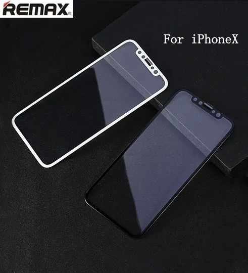 Remax 3D закаленное стекло щит для iPhone X/XS полное покрытие изогнутый экран протектор Взрывозащищенный против царапин