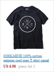 THE COOLMIND, хлопок, короткий рукав, с принтом фукуса, забавная Мужская футболка, повседневная, Круглый ворот, свободная, летняя футболка для мужчин, топы, футболки