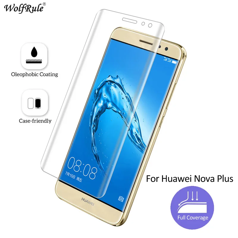 Wolfrole 2 шт. пленка для Huawei Nova Plus Защитная экрана телефона мягкая тонкая защитная из
