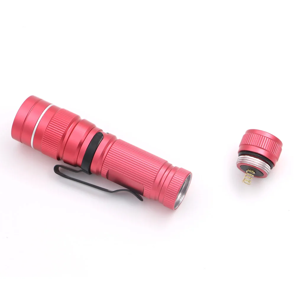 Портативный мини-светильник Q5 1200LM Zoomable светодиодный светильник Фонарь карманный светильник водонепроницаемый фонарь мощный светодиодный фонарь для охоты