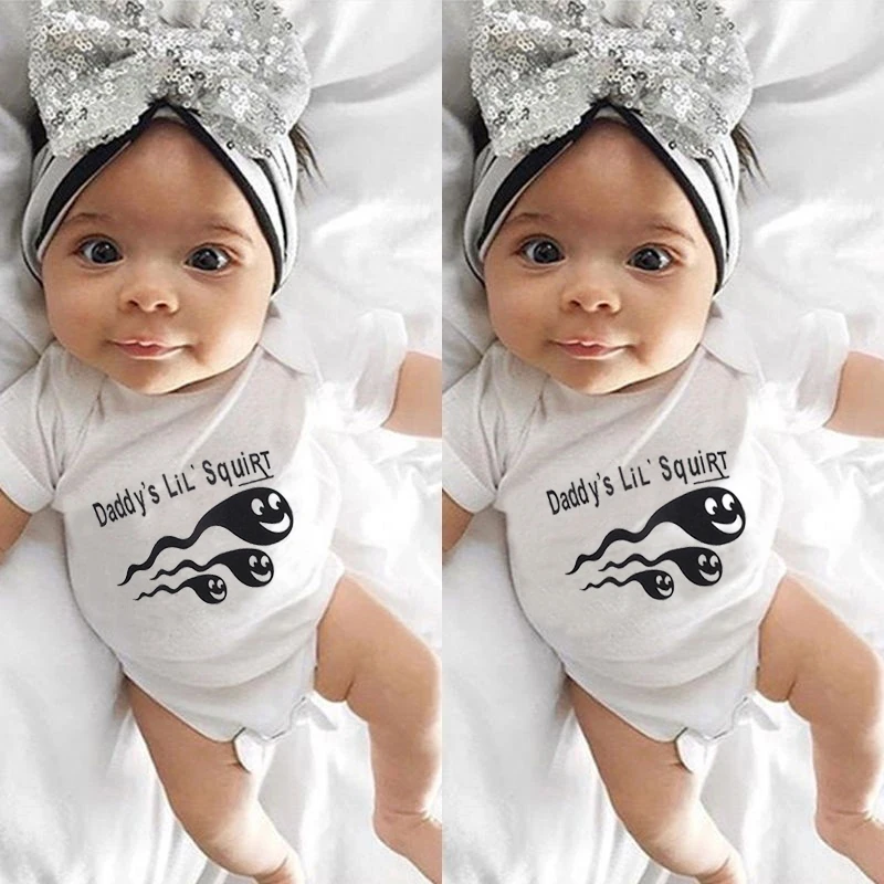 Детские комбинезоны DERMSPE унисекс хлопковый ромпер с коротким рукавом надписью