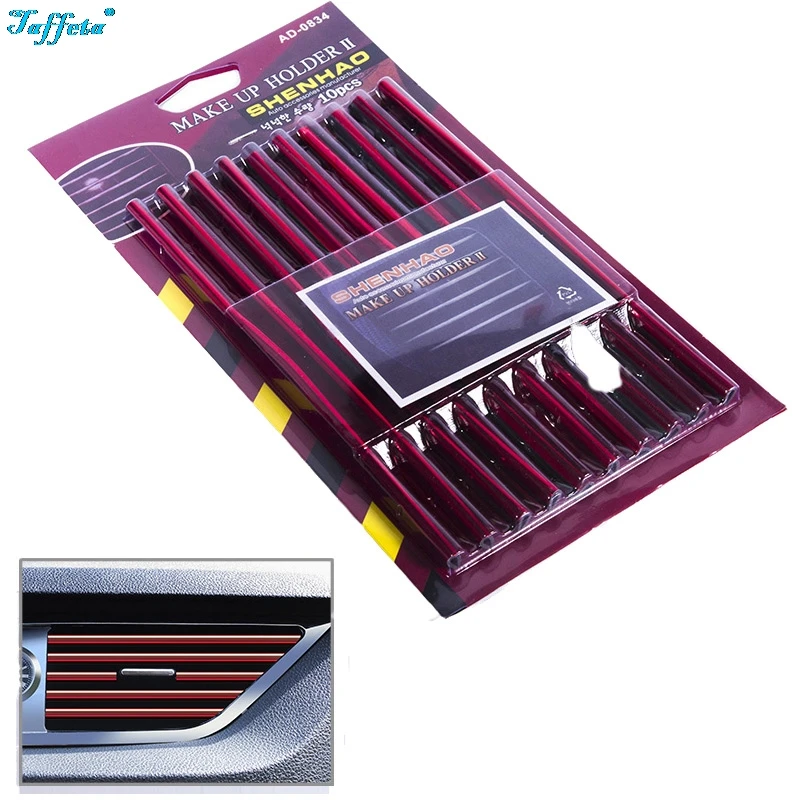 10pcs/set Universal 20cm Car Air Condition U Shaped decorative strip Automotive outlet blade air conditioning outlet
10pcs/set Universal 20cm Car Air Condition U Shaped decorative strip Automotive outlet blade air conditioning outlet
