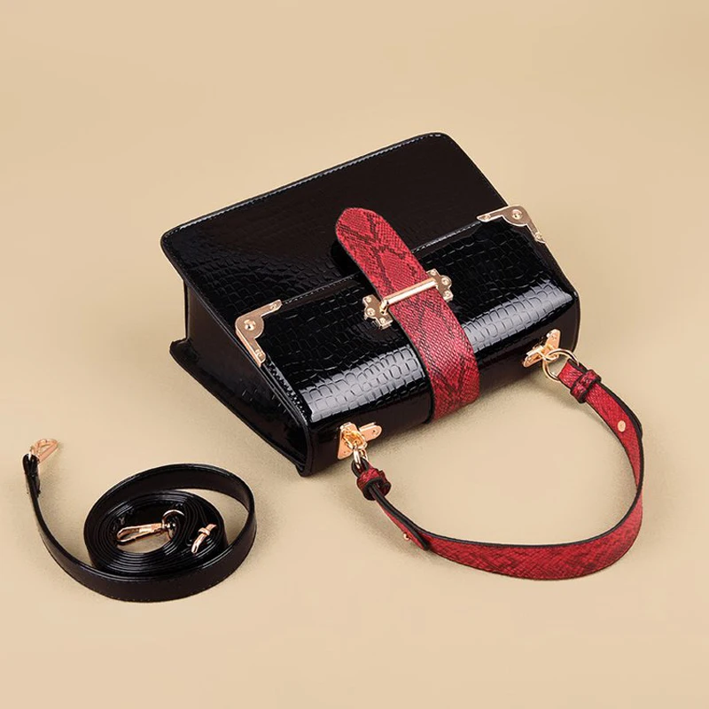 Модная крокодиловая дамская сумка Bolsos Mujer дизайнерская дамская сумка из искусственной кожи сумка-мессенджер на плечо с узором