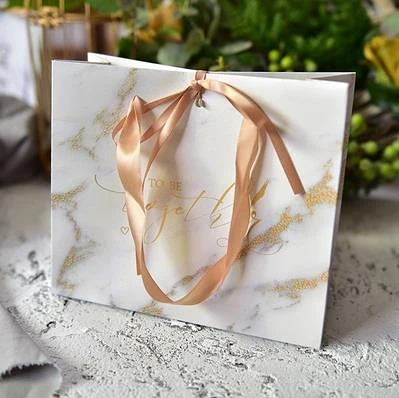Ribbon handshank Новое поступление свадебный подарочный пакет с мраморным узором упаковочная коробка с лентой Подарочный пакет бумажный подарочный пакет для конфет печенья посуда - Цвет: Ribbon handshank