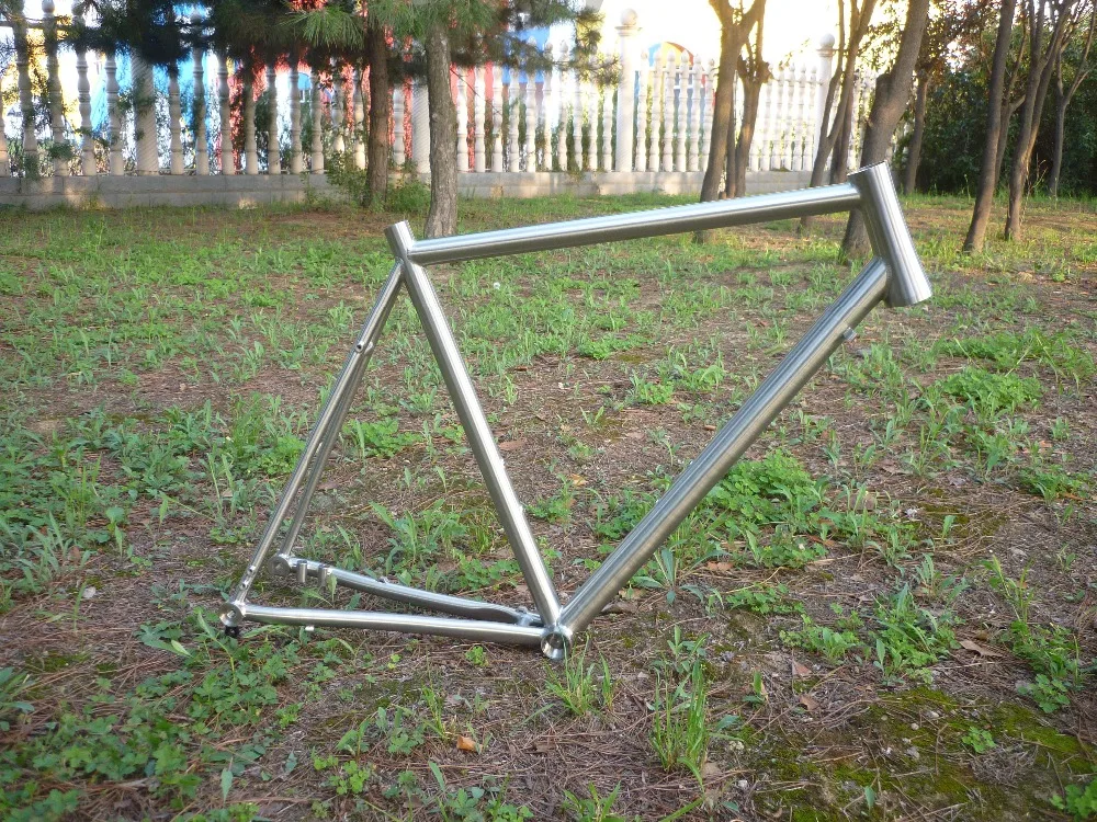 Титановая дорожная рама с плоским креплением|titanium road frame|road frametitanium |