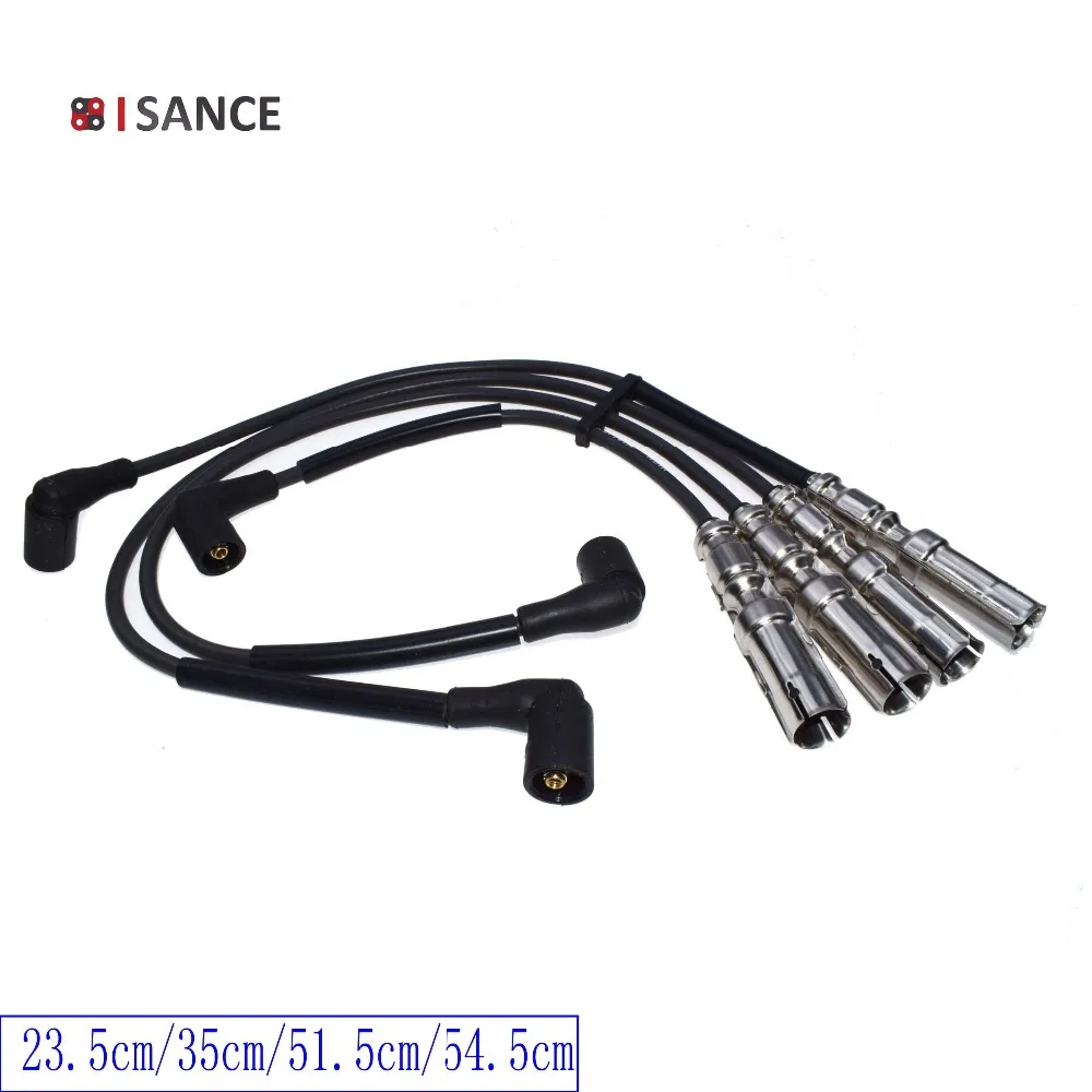 Свеча зажигания ISANCE провода 27588 для VW Beetle Bora Golf Jetta City 2001 L 2002 2003 2004 2005 2006 2007 2008 2009