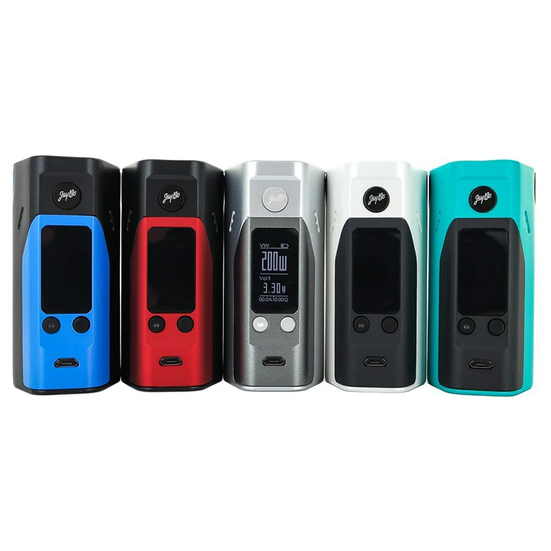 Оригинал Wismec Reuleaux RX200S RX 200 S TC Вт OLED Экран Окно Мод На Складе Электронная Сигарета с
