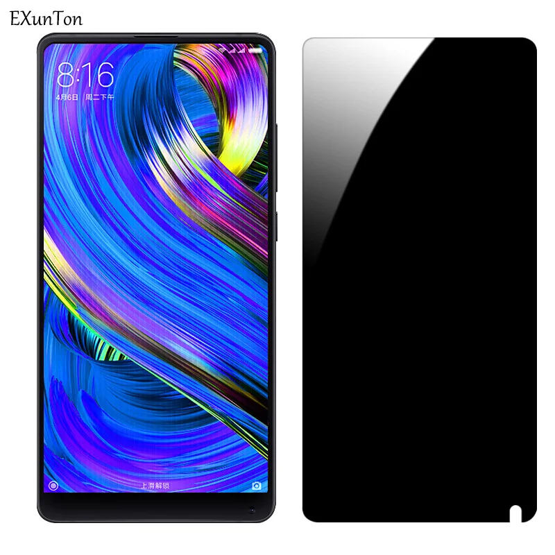EXUNTON для Xiaomi mi Mix 2 2S mi x2 mi x2s 2.5D 9H Антибликовая Защитная пленка для экрана из закаленного стекла новая модель