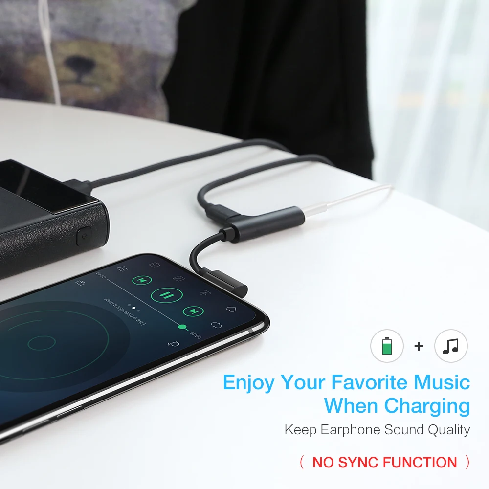 RAXFLY 2в1 зарядный аудио адаптер для iPhone 7 8 X XS MAX USB до 3 5 мм конвертер Max Jack