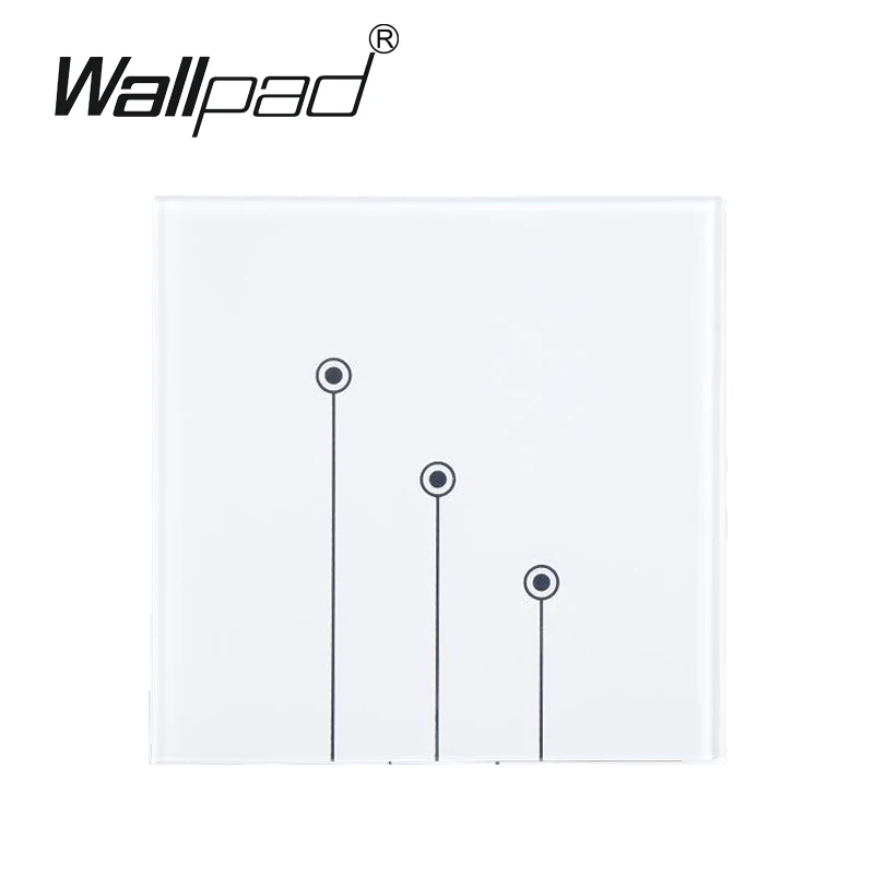 Водостойкие стеклянные светодиодные белые 3 банды двусторонние настенные