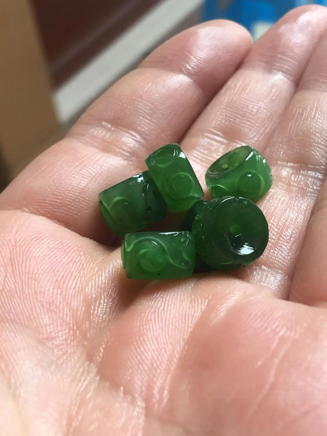 Натуральные и тимби нефритовые бусинки для резьбы по дереву тимби|Бусины| |