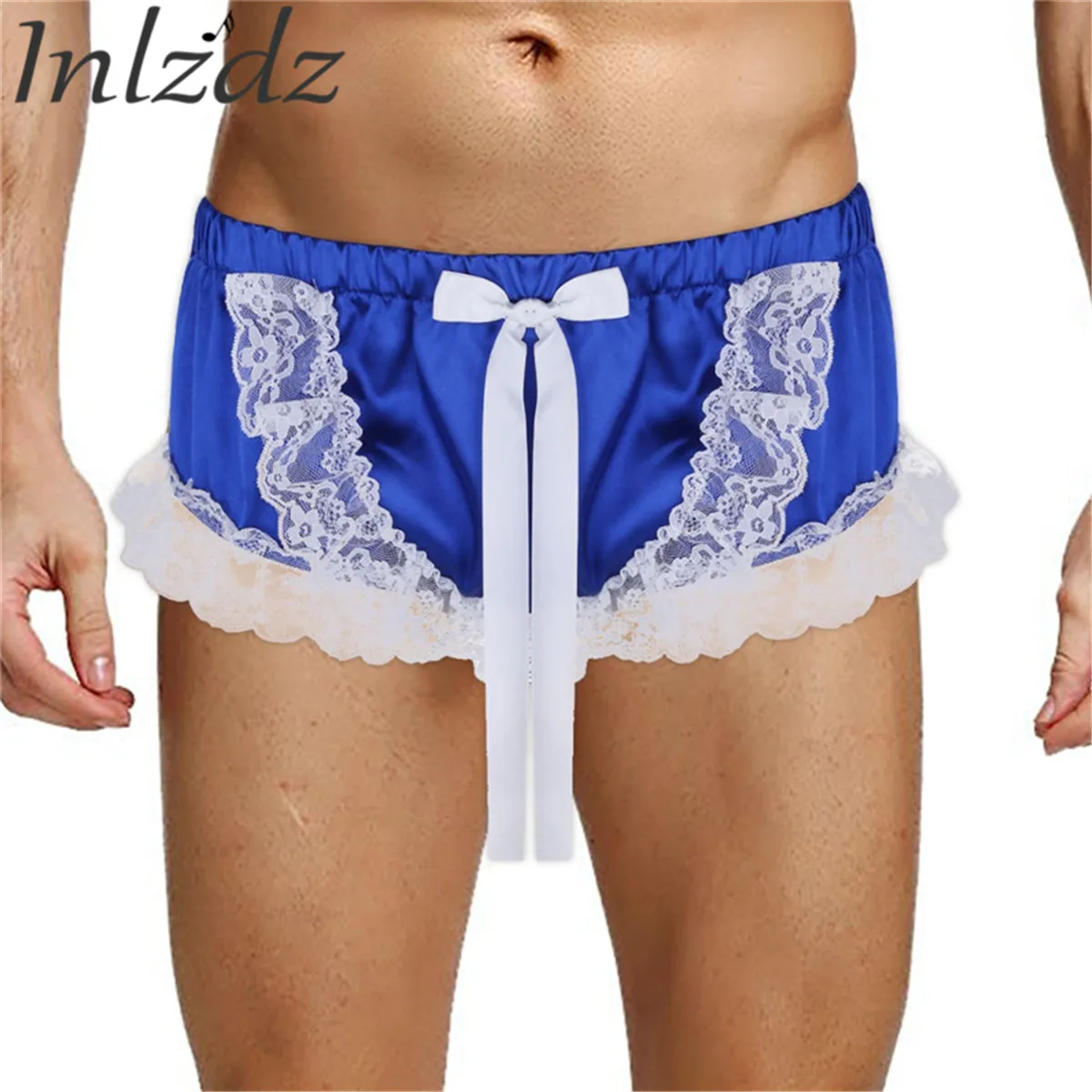 Мужские сексуальное женское белье нижнее с цветочным кружевом Strappy G string Jockstraps