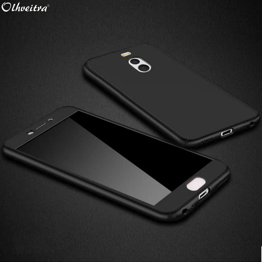 Чехол с полным покрытием 360 градусов для Meizu M6 Note Meilan 6 пластиковый чехол телефона +