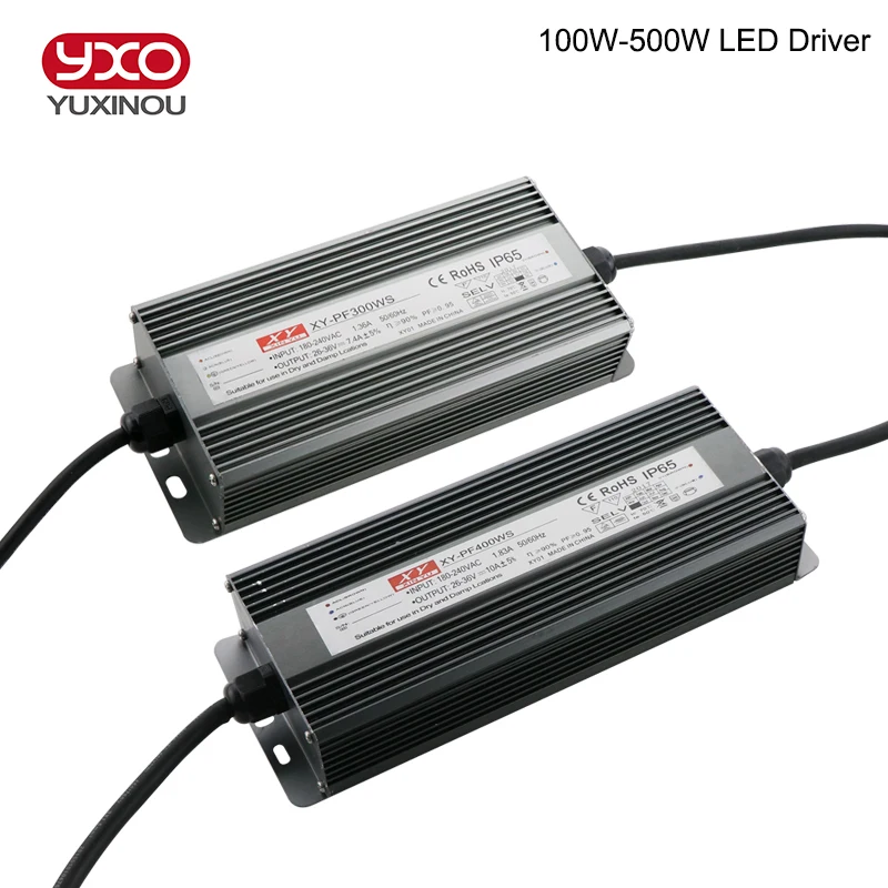 2 шт. светодиодный драйвер Питание 100W 150W 200W 300W 400W 500W Водонепроницаемый светильник ing трансформаторы для Светодиодный прожектор для выращивания растений светильник