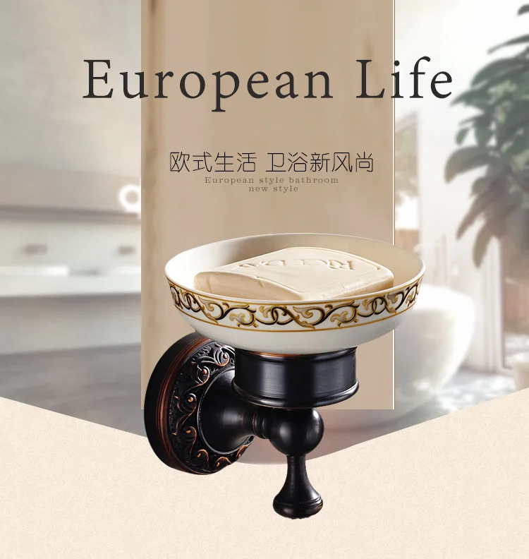 Бесплатная доставка высокое качество твердая латунь мыльница для ванной комнаты