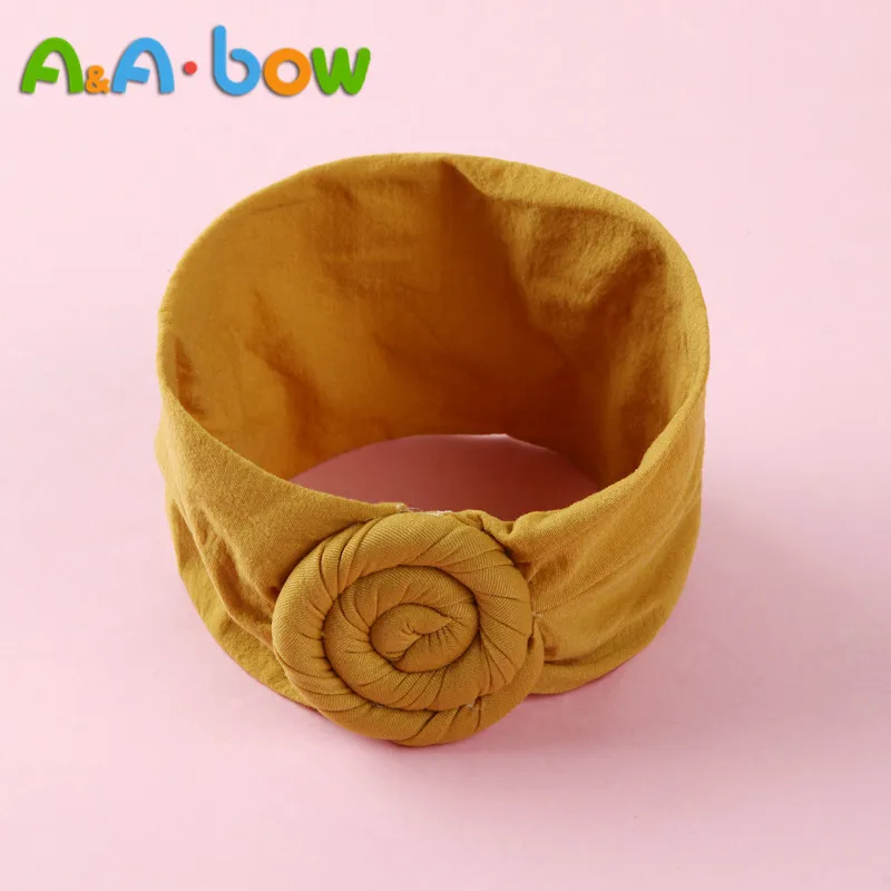 1pcs Wide Nylon Bow Headband with Rose Flower Soft Elestic Head wraps Cute Turban Girls Hair Accessories | Детская одежда и обувь