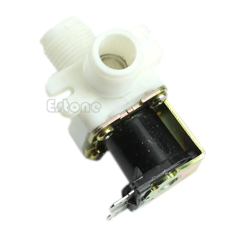 

AC 220V Electric Solenoid Valve Magnetic N/C Water Air Inlet Flow 1/2" Switch