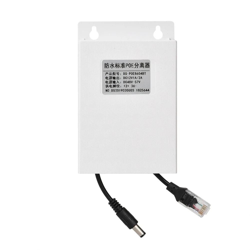 DC 38-60 V 48 V-12 V Мощность Over Ethernet пассивное питание через Ethernet сплиттер адаптер модуль изоляции Водонепроницаемый